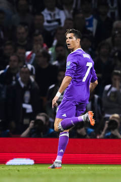 Real Madrids Cristiano Ronaldo jublar