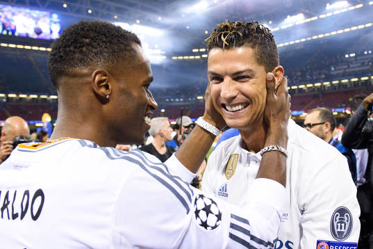 Real Madrids Ronaldo jublar
