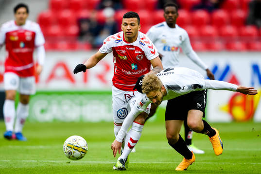 Kalmars Ismael Silva Lima och Örebros Johan Mårtensson