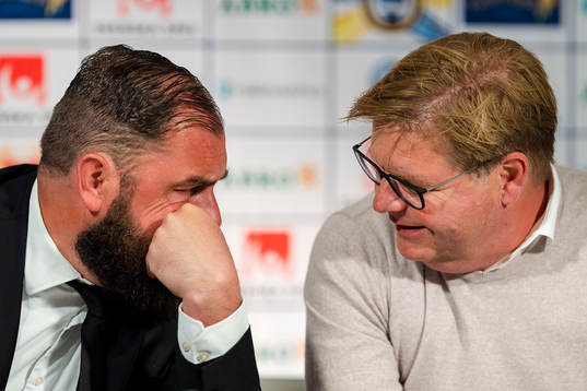 Örebros tränare Alexander Axén och Kalmars tränare