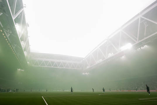 Försenad matchstart före fotbollsmatchen i Allsvenskan