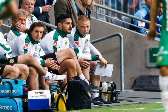Hammarbys assisterande tränare Pablo Pinones-Arce och