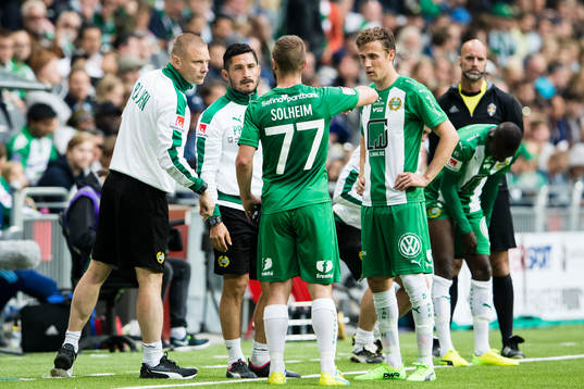 Hammarbys assisterande tränare Stefan Billborn och