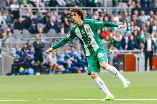 Hammarbys Romulo Cabral Pereira Pinto gör 2-1