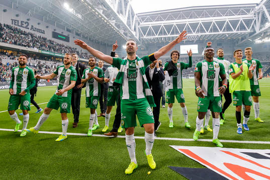 Hammarbys Kennedy Bakircioglu jublar