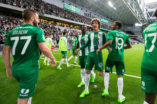 under fotbollsmatchen i Allsvenskan mellan Hammarby och