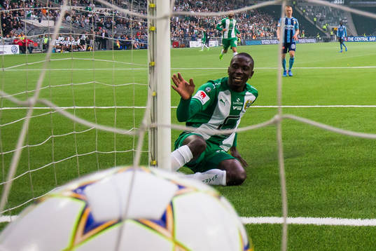 Hammarbys Pa Amat Dibba gör 3-1 för Hammarby