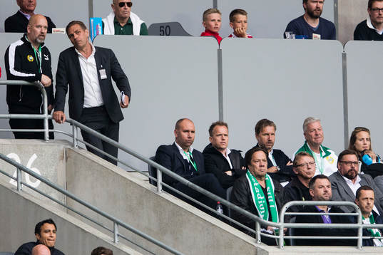 Hammarbys vd Henrik Kindlund, scoutingansvarige Mikael