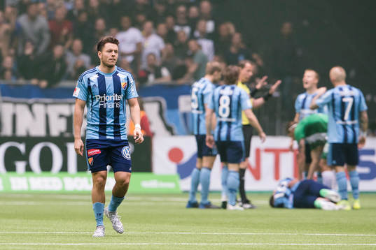 Djurgårdens Kerim Mrabti deppar