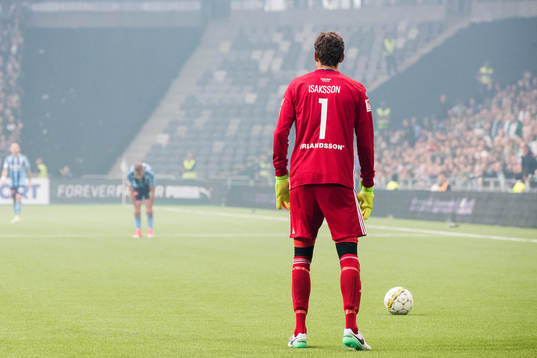 Djurgårdens målvakt Andreas Isaksson