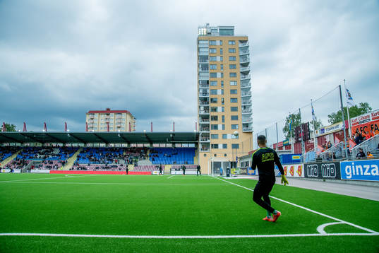 Tunavallen före fotbollsmatchen i Allsvenskan mellan AFC