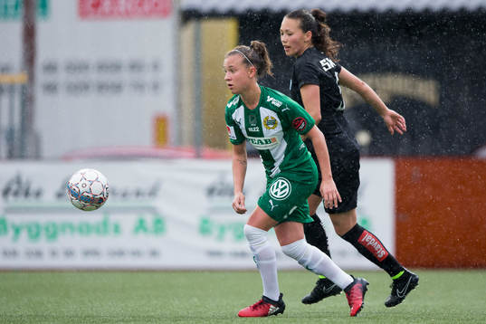 4 Göteborgs Elin Landström mot Hammarbys Filippa Angeldal