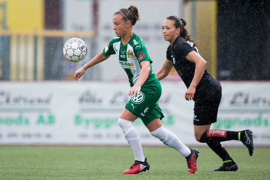 4 Göteborgs Elin Landström mot Hammarbys Filippa Angeldal