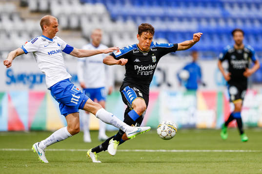 Norrköpings Andreas Johansson och IFK Göteborgs Mads