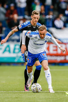 IFK Göteborgs Sören Rieks och Norrköpings Gudmundur