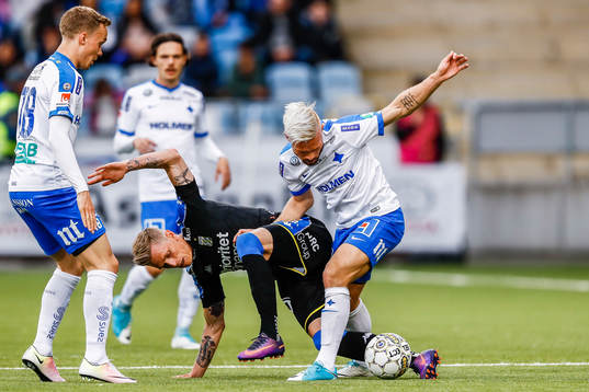 IFK Göteborgs Sören Rieks och Norrköpings Nicklas