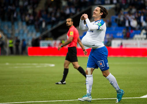 Norrköpings David Moberg Karlsson  jublar