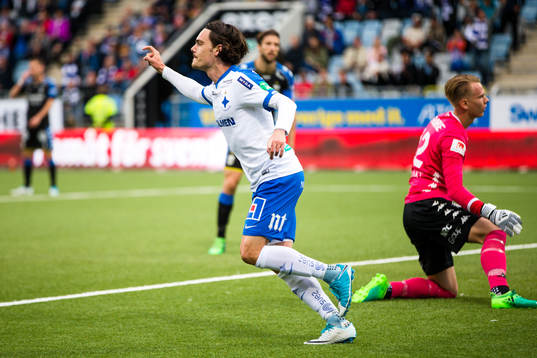 Norrköpings David Moberg Karlsson  jublar