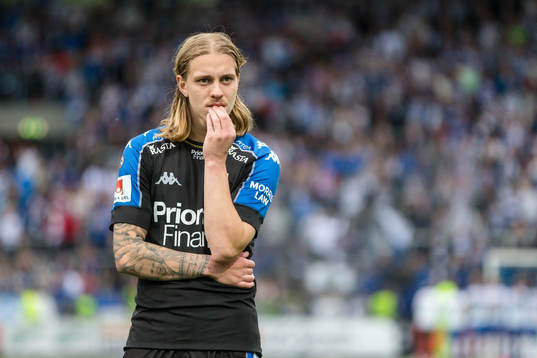 IFK Göteborgs Elias Mar Omarsson deppar