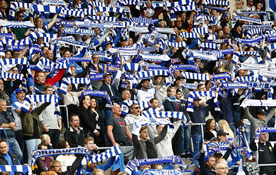 XXX under fotbollsmatchen i Allsvenskan mellan Norrköping