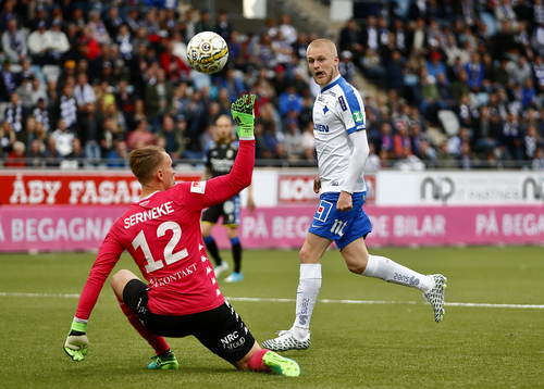 IFK Göteborgs målvakt Pontus Dahlberg och Norrköpings