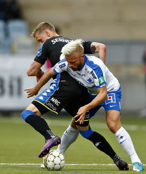 IFK Göteborgs Søren Rieks och Norrköpings Nicklas