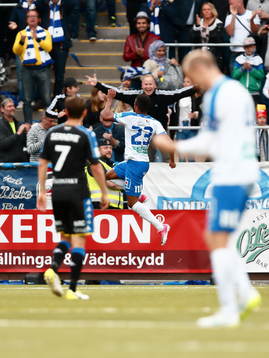 Norrköpings Niclas Eliasson jublar