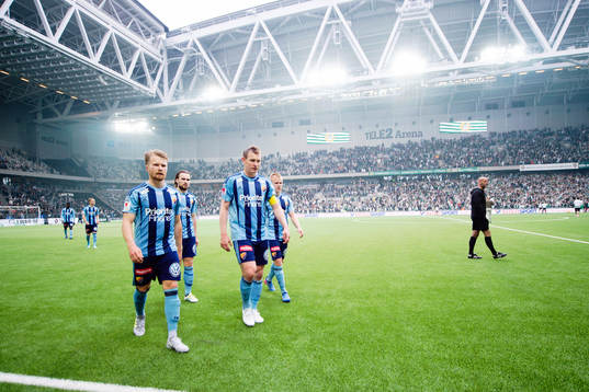 Djurgårdens Jacob Une Larsson, Kevin Walker, Kim