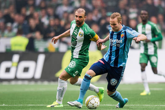 Hammarbys Kennedy Bakircioglu mot Djurgårdens Gustav