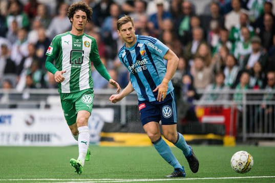 Hammarbys Romulo Cabral Pereira Pinto och Djurgårdens