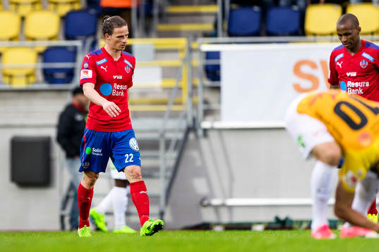 Helsingborgs Jesper Lange deppar