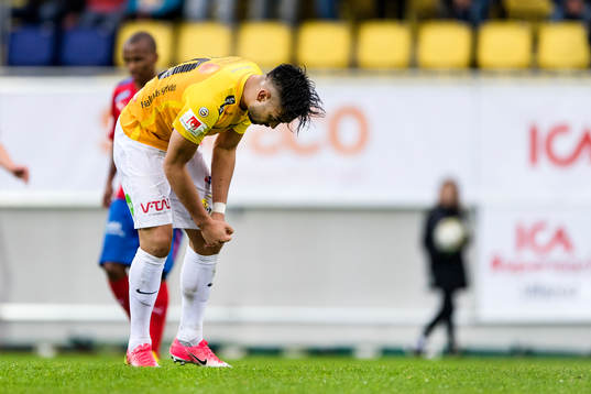 Falkenbergs Amin Nazari deppar