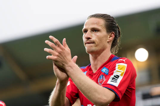 Helsingborgs Jesper Lange tackar publiken
