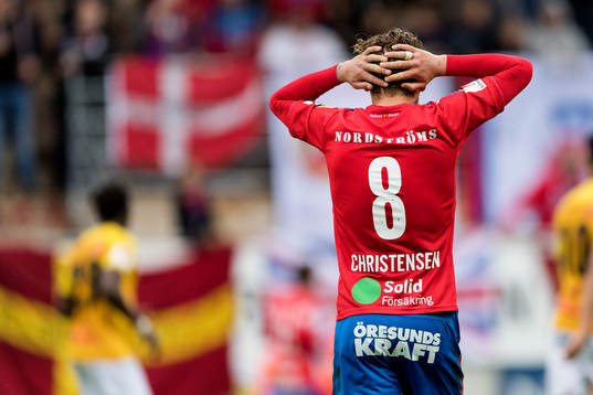Helsingborgs Martin Christensen deppar