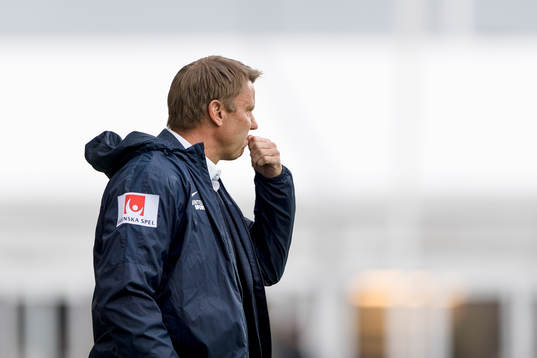Falkenbergs tränare Hans Eklund