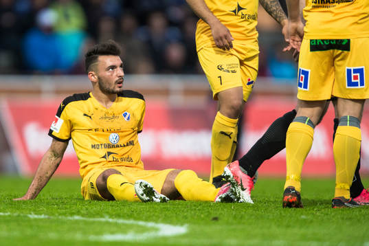 Halmstads Sead Haksabanovic deppar