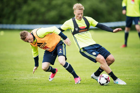 Sam Larsson och Oskar Hiljemark