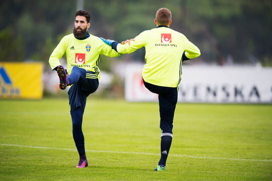 Jimmy Durmaz och Ludwig Augustinsson