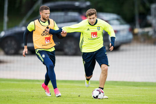 Marcus Berg och Victor Nilsson Lindelöf