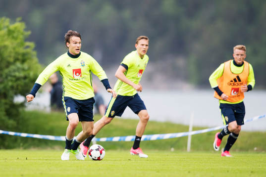 Albin Ekdal, Ludwig Augustinsson och Sam Larsson