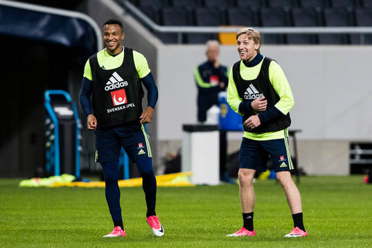 Sveriges Martin Olsson och Emil Forsberg