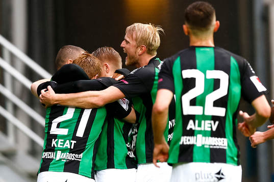 GAIS spelare jublar