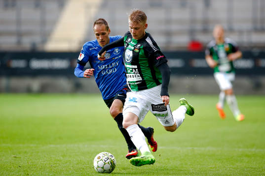 Trelleborgs Zoran Jovanovic och GAIS Johan Svahn
