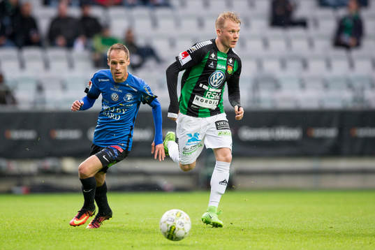 Trelleborgs Zoran Jovanovic och GAIS Johan Svahn