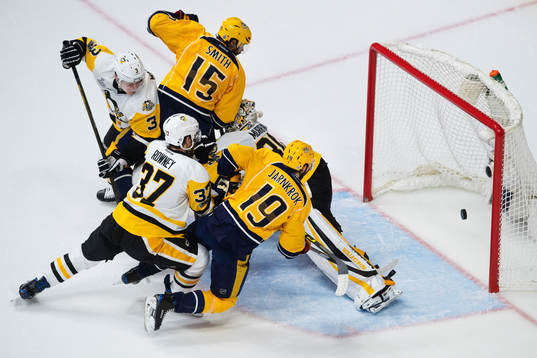 Nashvilles Calle Järnkrok gör 1-0 bakom Pittsburghs