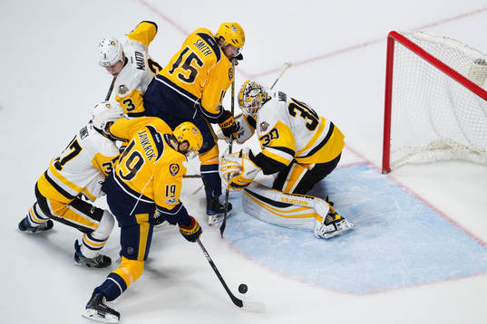 Nashvilles Calle Järnkrok gör 1-0 bakom Pittsburghs