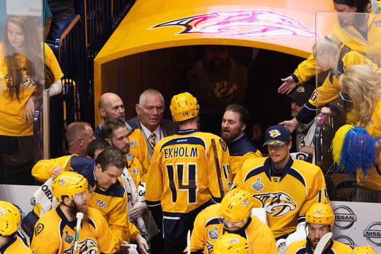 Nashvilles Mattias Ekholm blir utvisad och får lämna isen