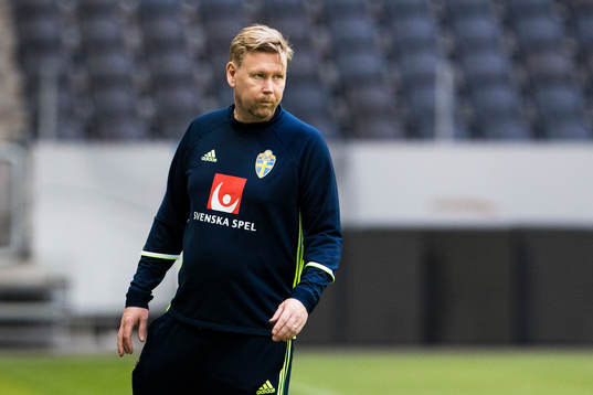 Sveriges assisterande förbundskapten Peter Wettergren