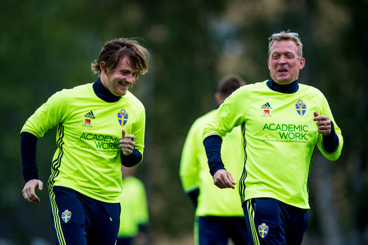 Måkvaktstränare Leif Troedsson (th)
