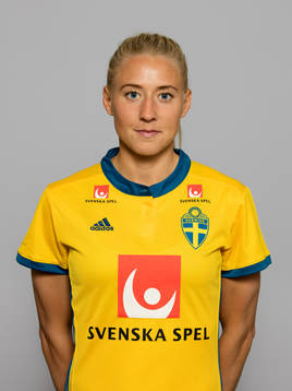 Julia Spetsmark, spelare i Sveriges damlandslag i fotboll